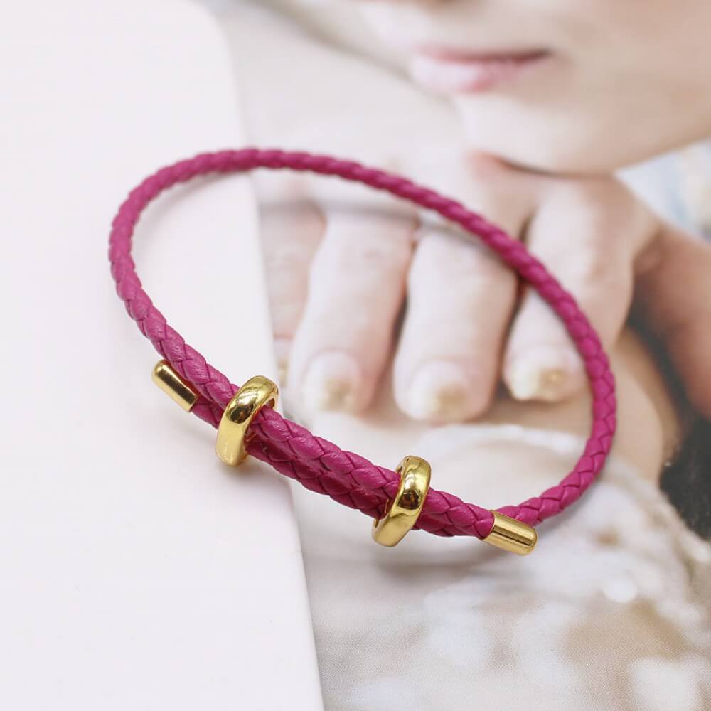 Wholesale 3mm Braided PU Leather Bracelets | Custom Charm Base (OEM/ODM)