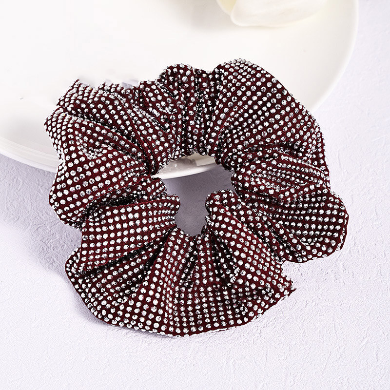Custom Rhinestone Hair Scrunchies Wholesale (OEM/ODM)