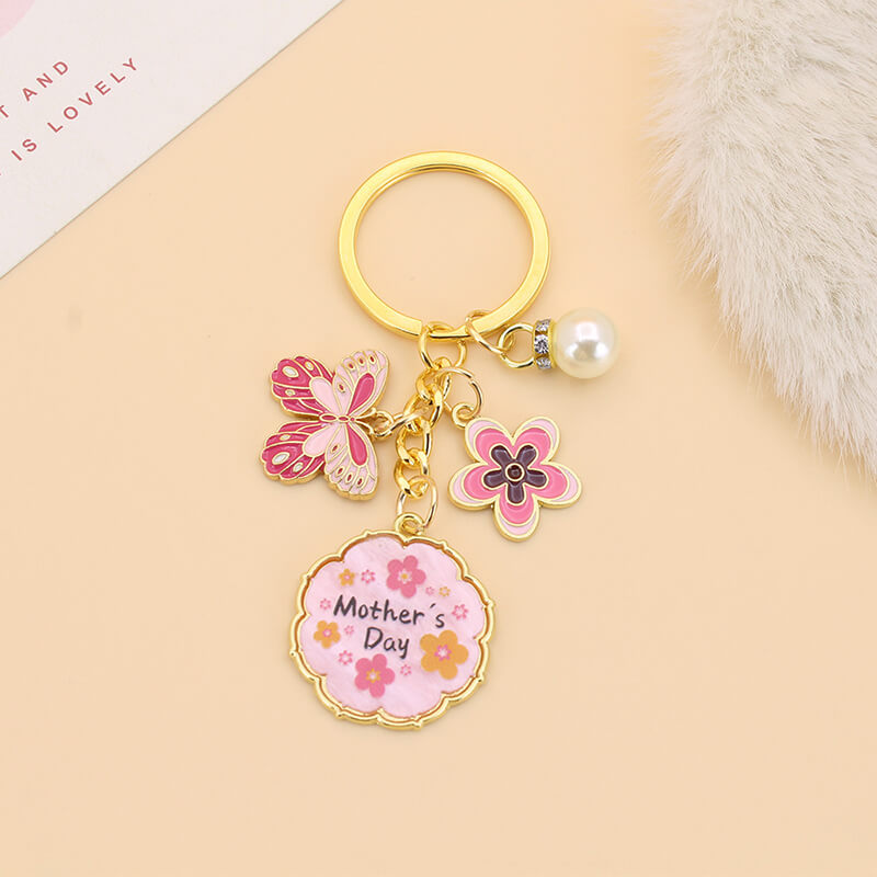 Wholesale Custom Enamel Charms Keychain | Zinc Alloy Pendants (OEM)