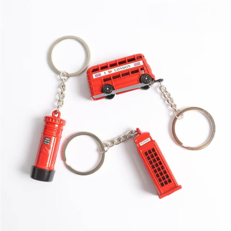 Wholesale Custom 3D Zinc Alloy Souvenir Keychain Set (Model: TGI-0008)