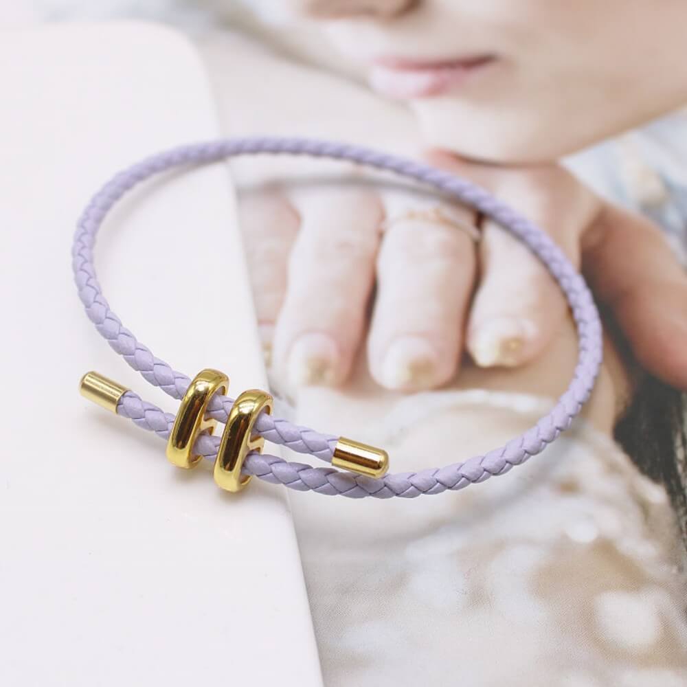Wholesale 3mm Braided PU Leather Bracelets | Custom Charm Base (OEM/ODM)