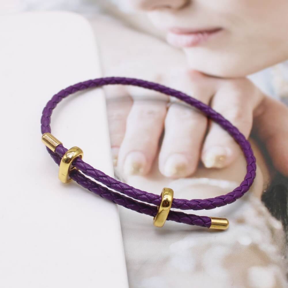Wholesale 3mm Braided PU Leather Bracelets | Custom Charm Base (OEM/ODM)