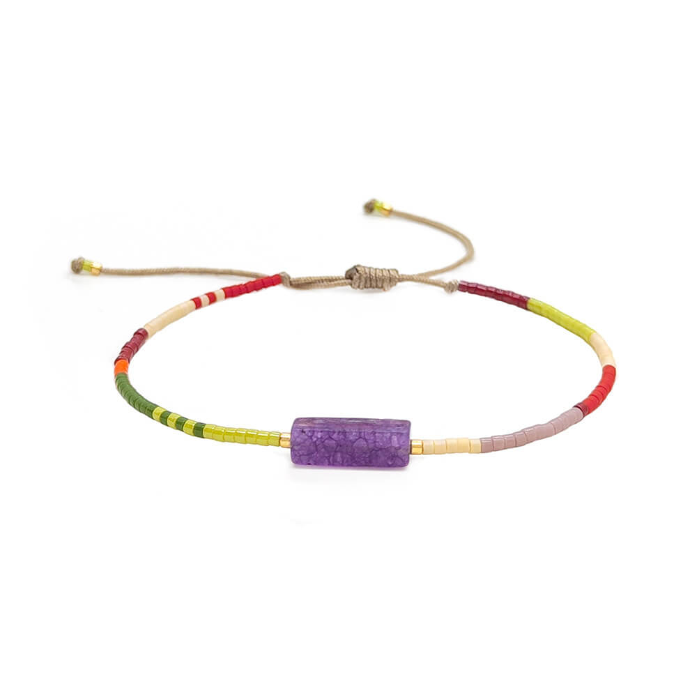 Wholesale Miyuki Seed Bead Bracelets | Natural Stone Bar (OEM)