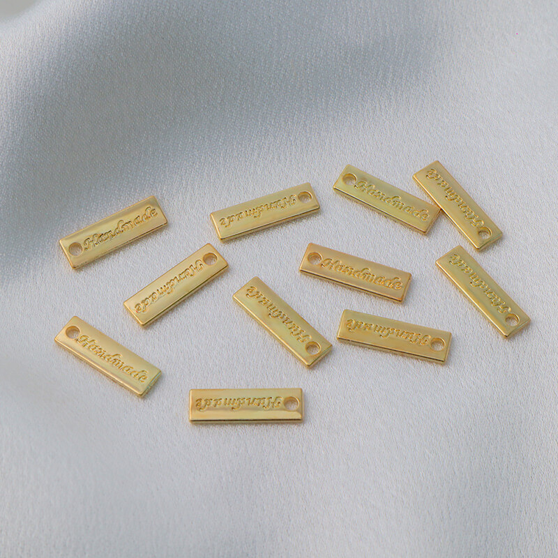 Wholesale Custom Engraved Zinc Alloy Jewelry Tags & Charms (Model: TGI-0006)