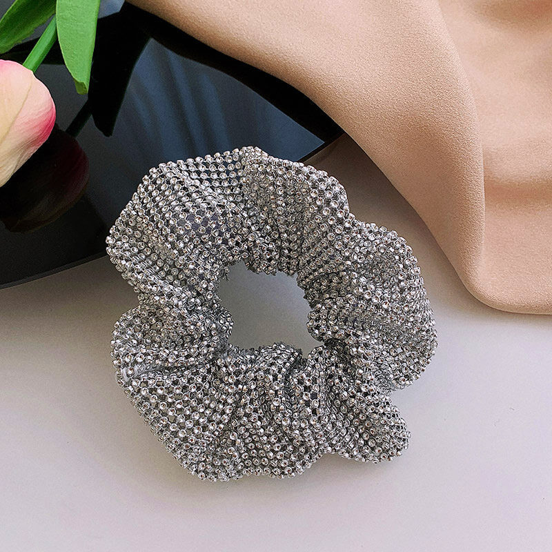 Custom Rhinestone Hair Scrunchies Wholesale (OEM/ODM)
