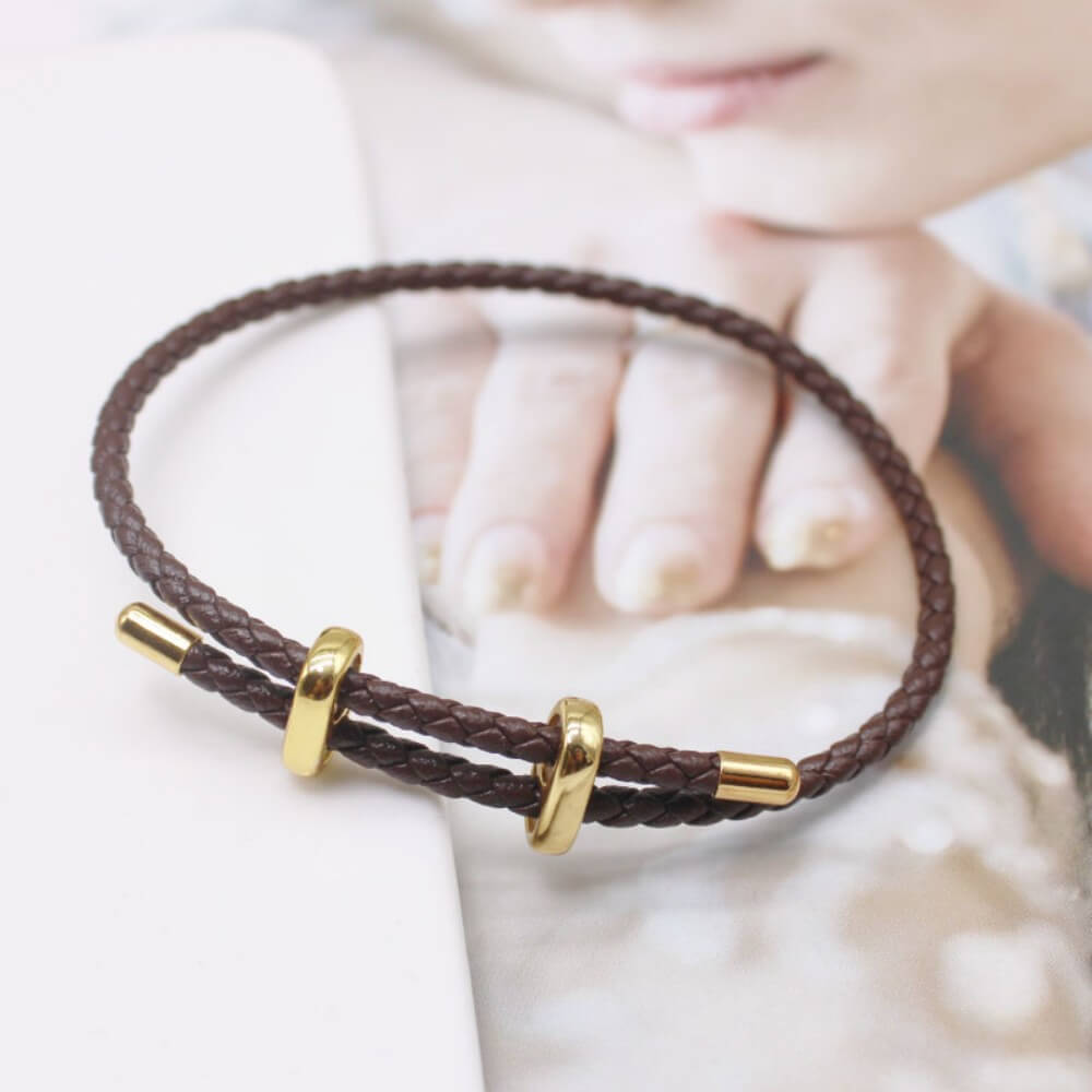 Wholesale 3mm Braided PU Leather Bracelets | Custom Charm Base (OEM/ODM)