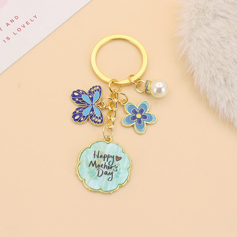 Wholesale Custom Enamel Charms Keychain | Zinc Alloy Pendants (OEM)
