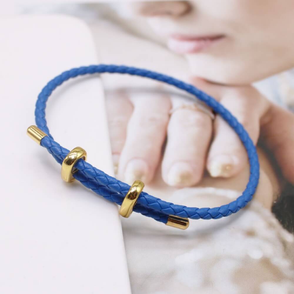 Wholesale 3mm Braided PU Leather Bracelets | Custom Charm Base (OEM/ODM)