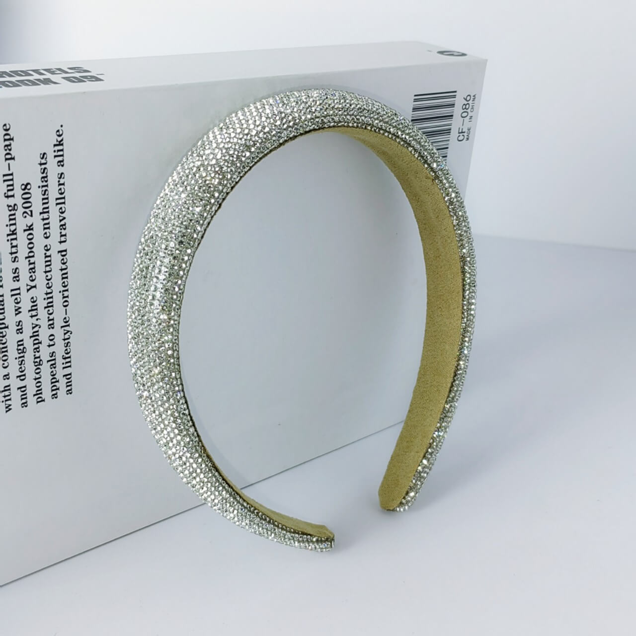 Wholesale Rhinestone Leopard Headband | Custom Wide Hair Hoop (OEM)