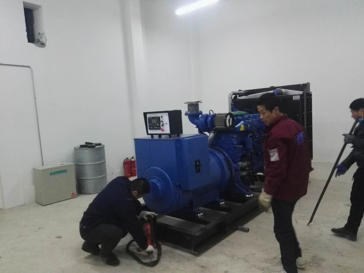 东乡500KW柴油发电机安装现场-2