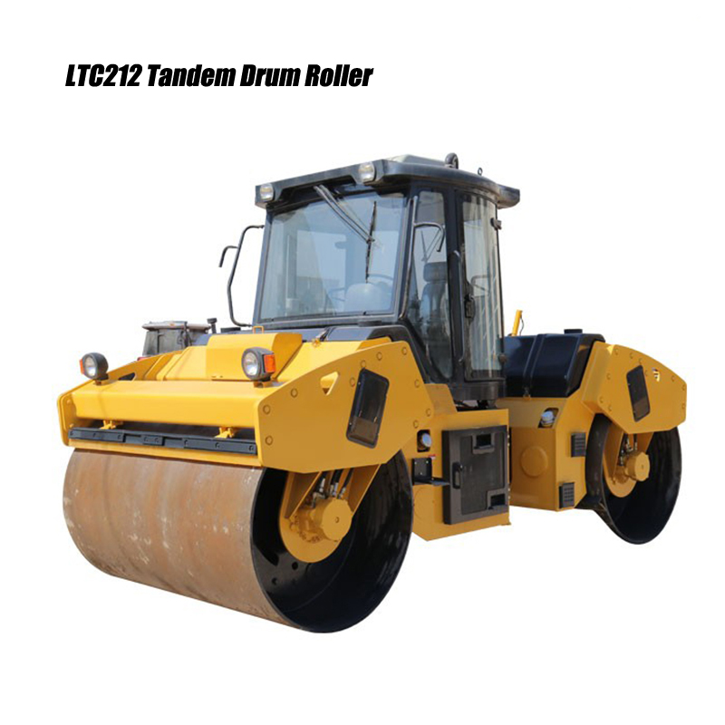 LTC212全液压双钢轮液压振动压路机