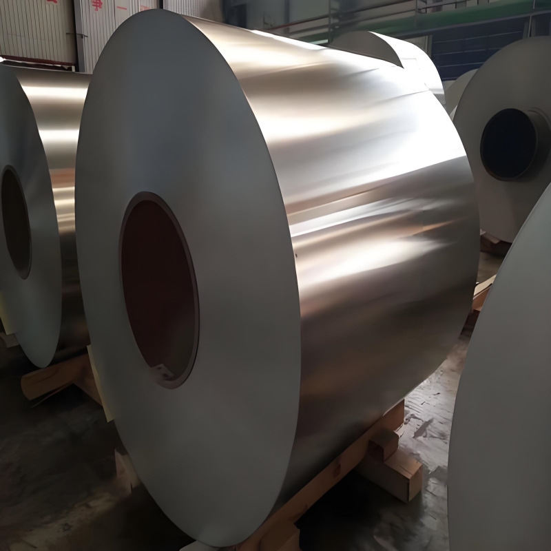 Plain aluminum coil