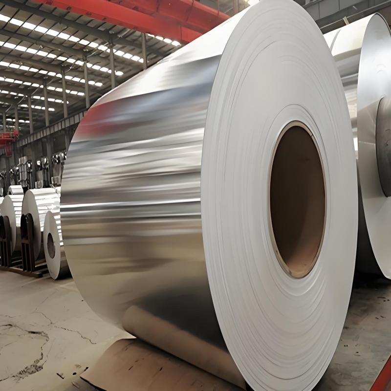 Plain aluminum coil