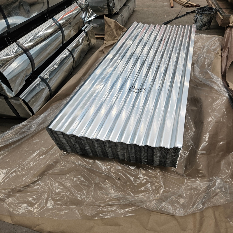 Galvanized corrugated sheets