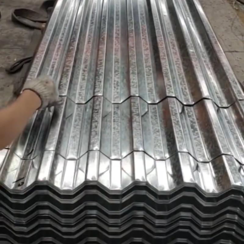 Galvanized trapezoidal tiles