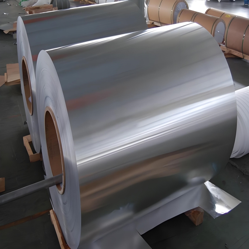Plain aluminum coil