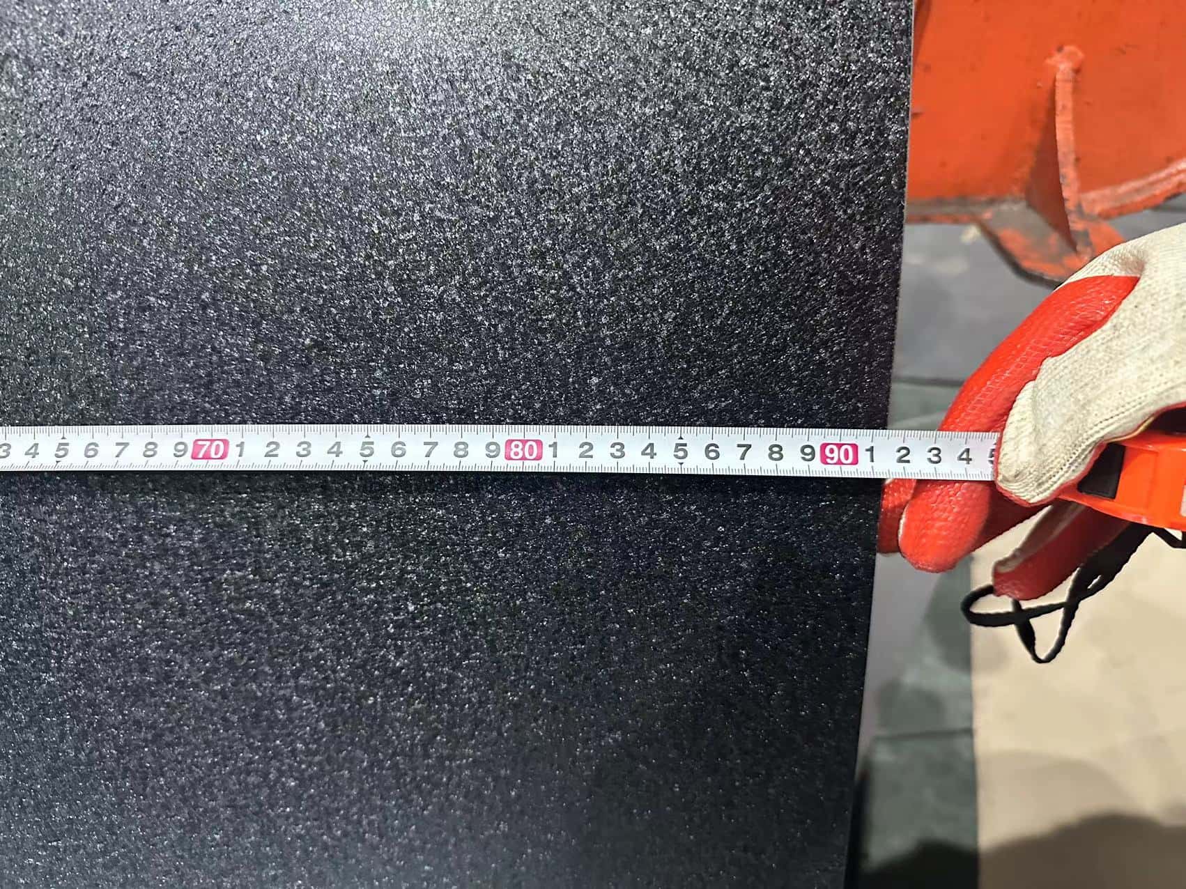 Textured color steel coil