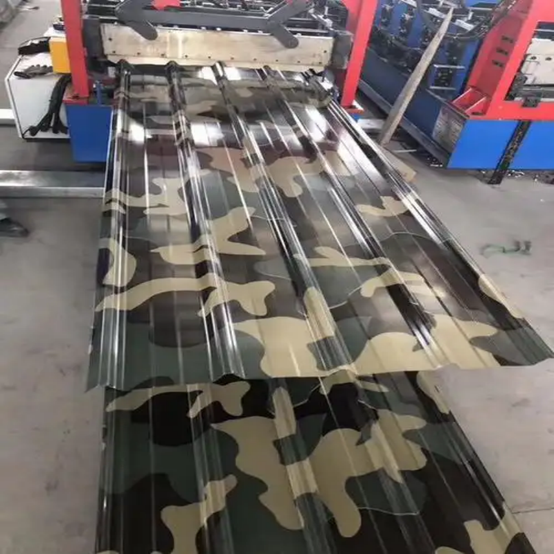 Printed color steel roofing sheets