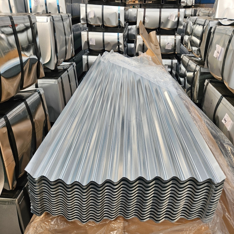 Galvanized corrugated sheets