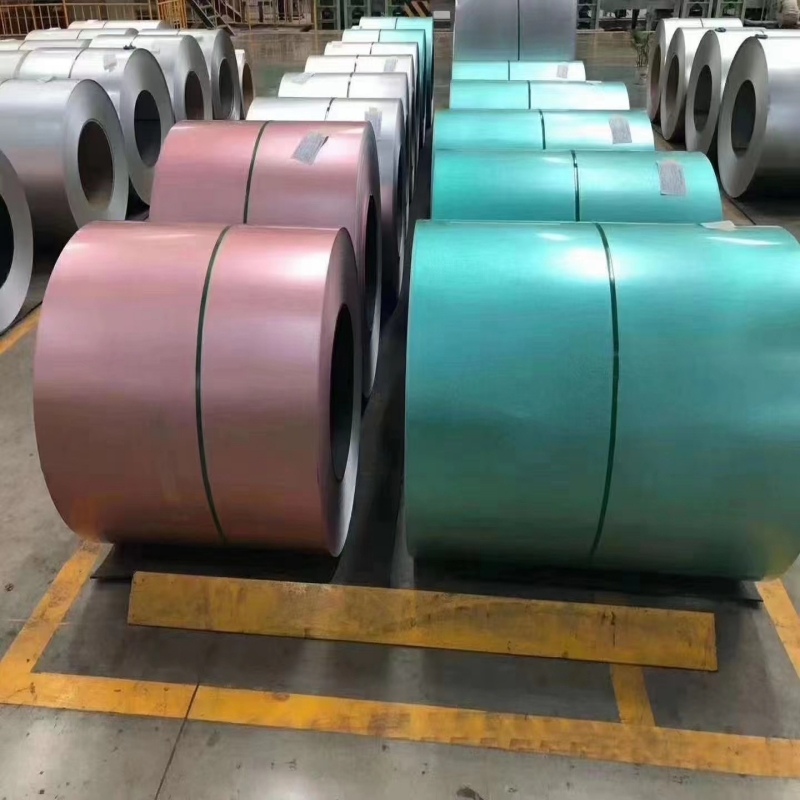 Clear varnish aluminum zinc coil
