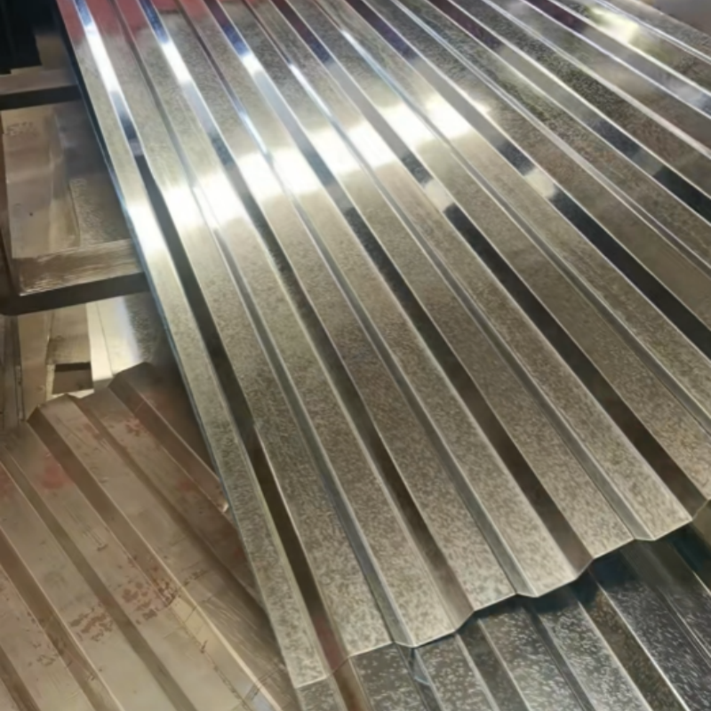 Galvanized trapezoidal tiles