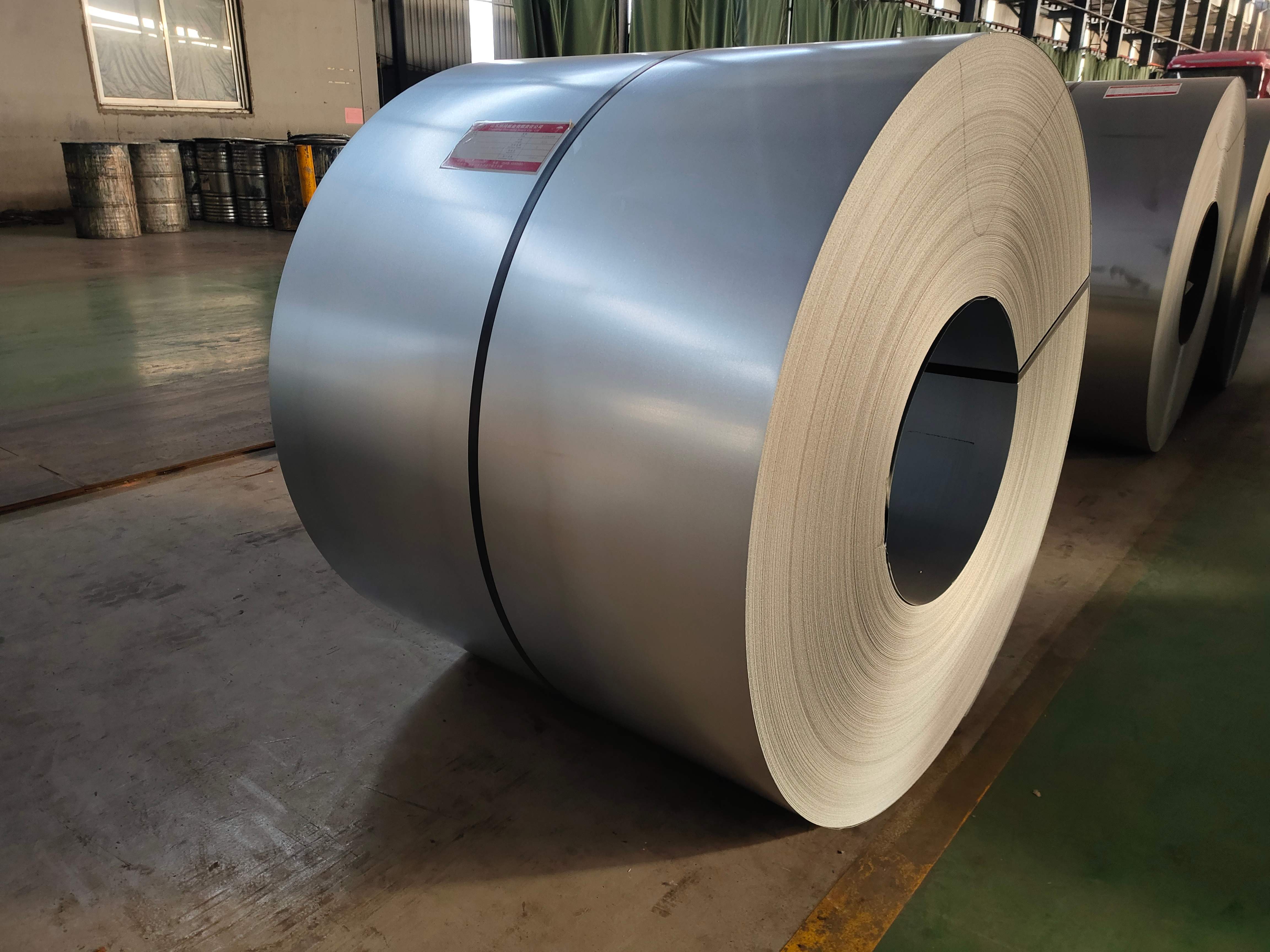 Zero-zinc flower galvanized coil