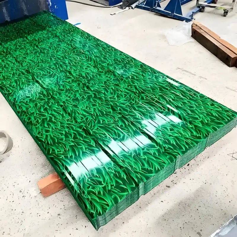 Printed color steel roofing sheets