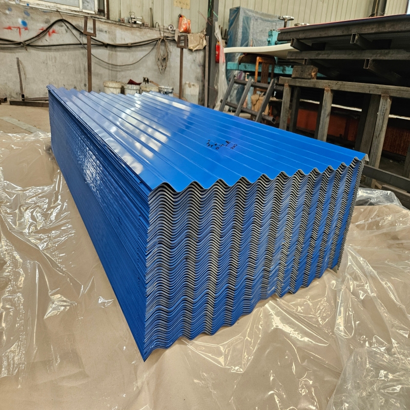 Corrugated color-coated steel roofing sheets