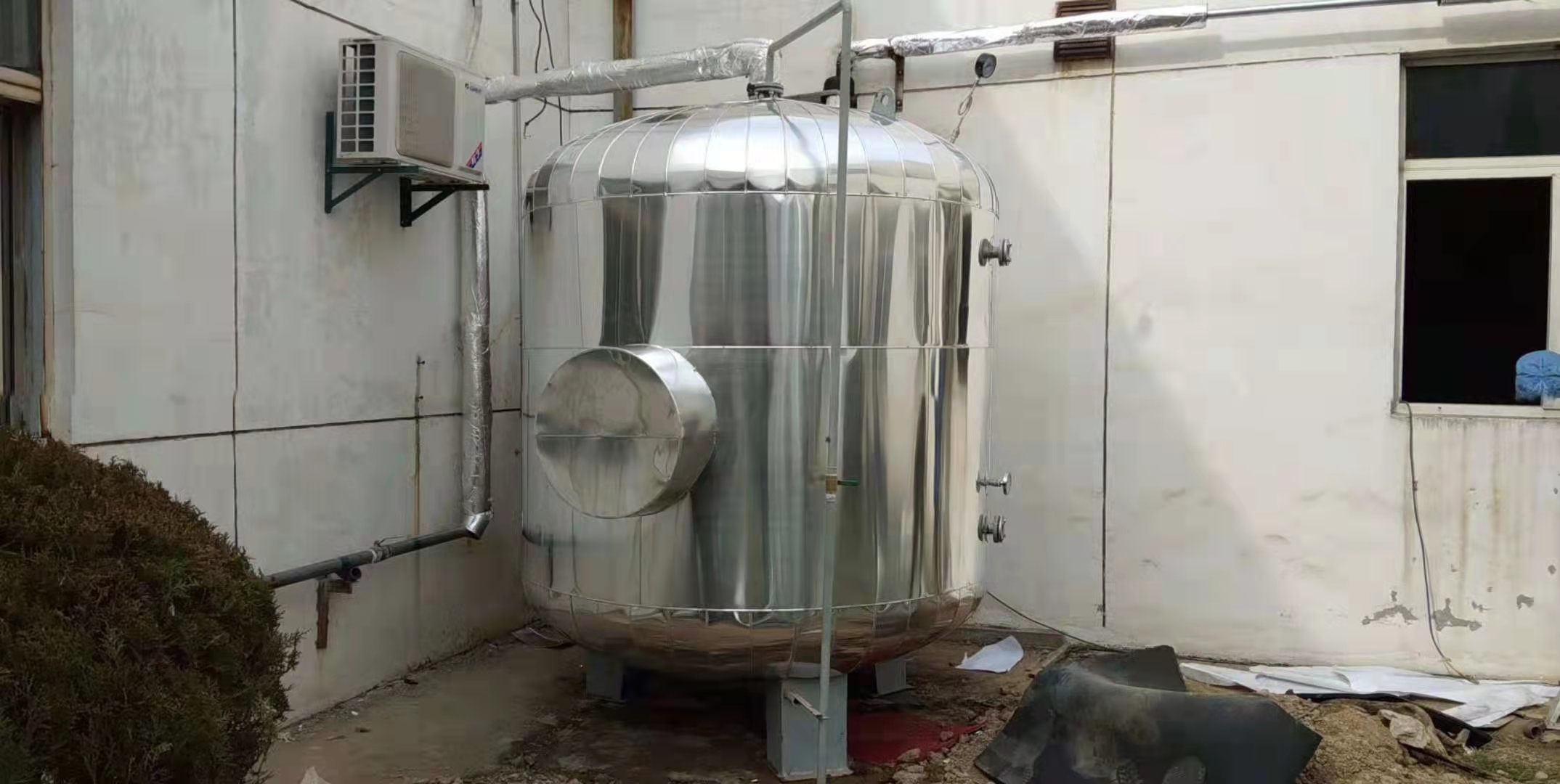 咸阳彩虹厂6吨碳钢水罐