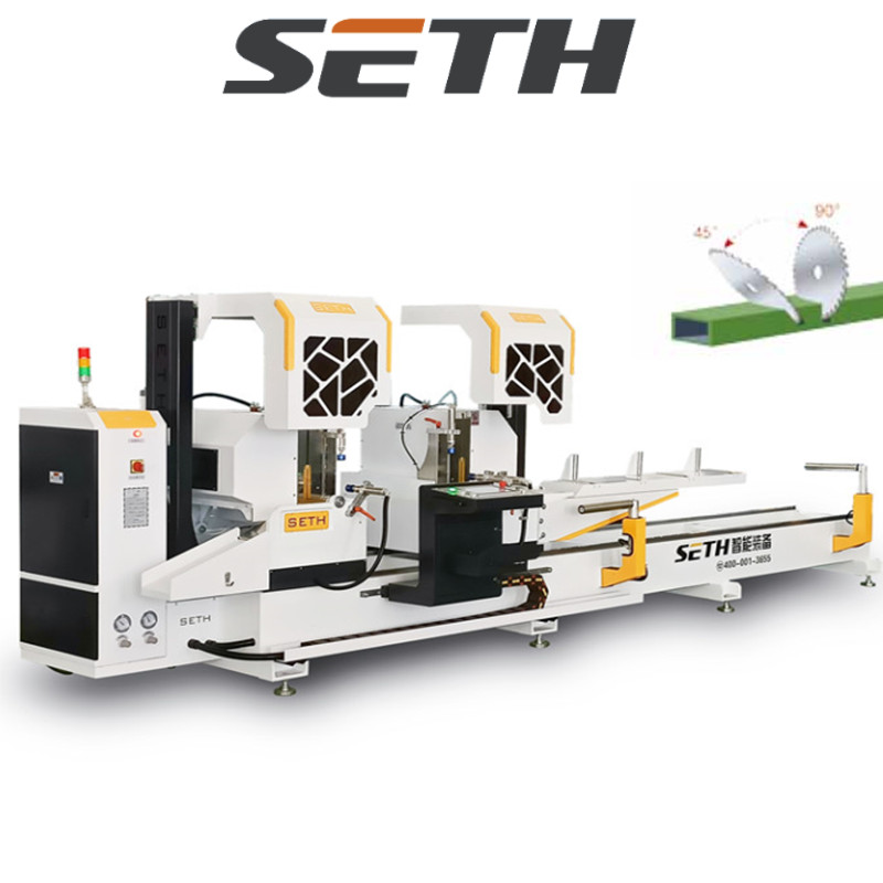 Aluminum profile 550 CNC double head precision cutting saw