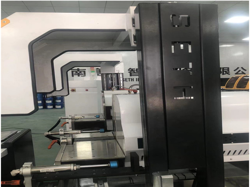 CNC double head precision cutting saw for aluminum profiles at any angle