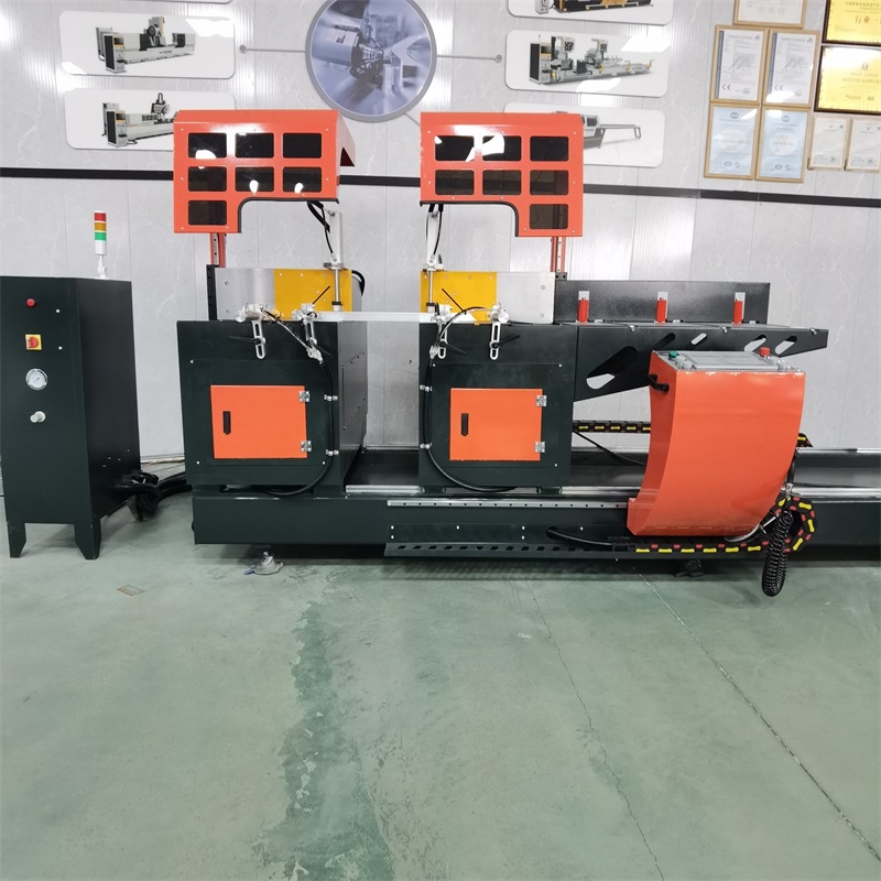 window door making machine Internally specialized cutting CNC double head saw