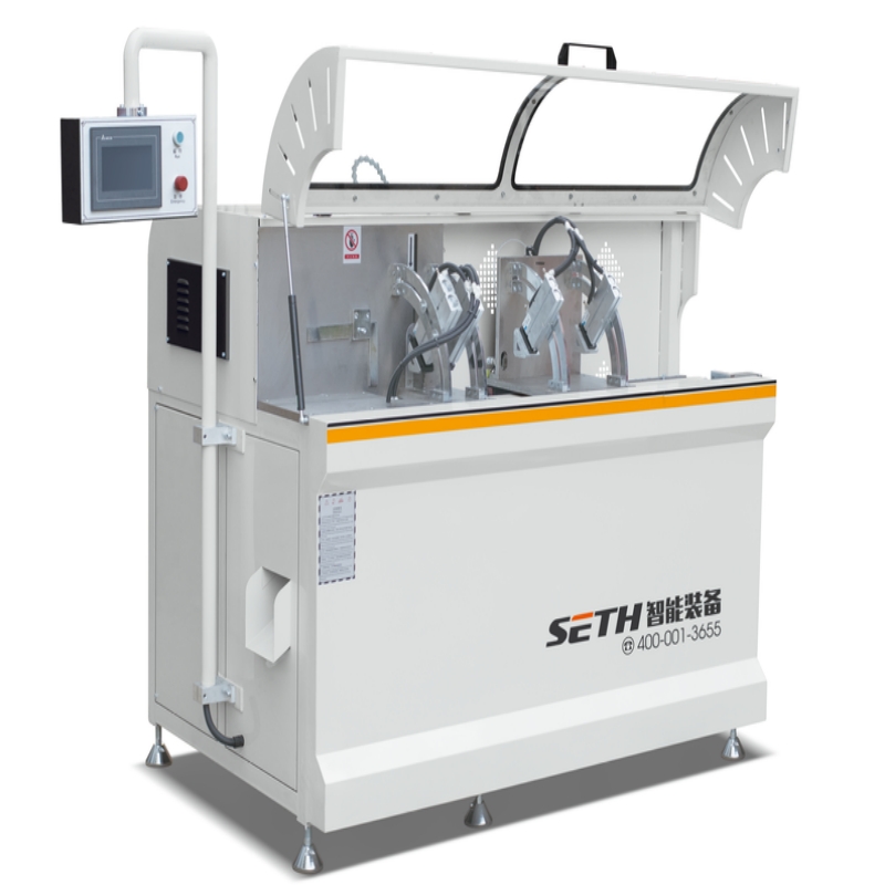 Heavy CNC corner code cutting saw for aluminum profiles