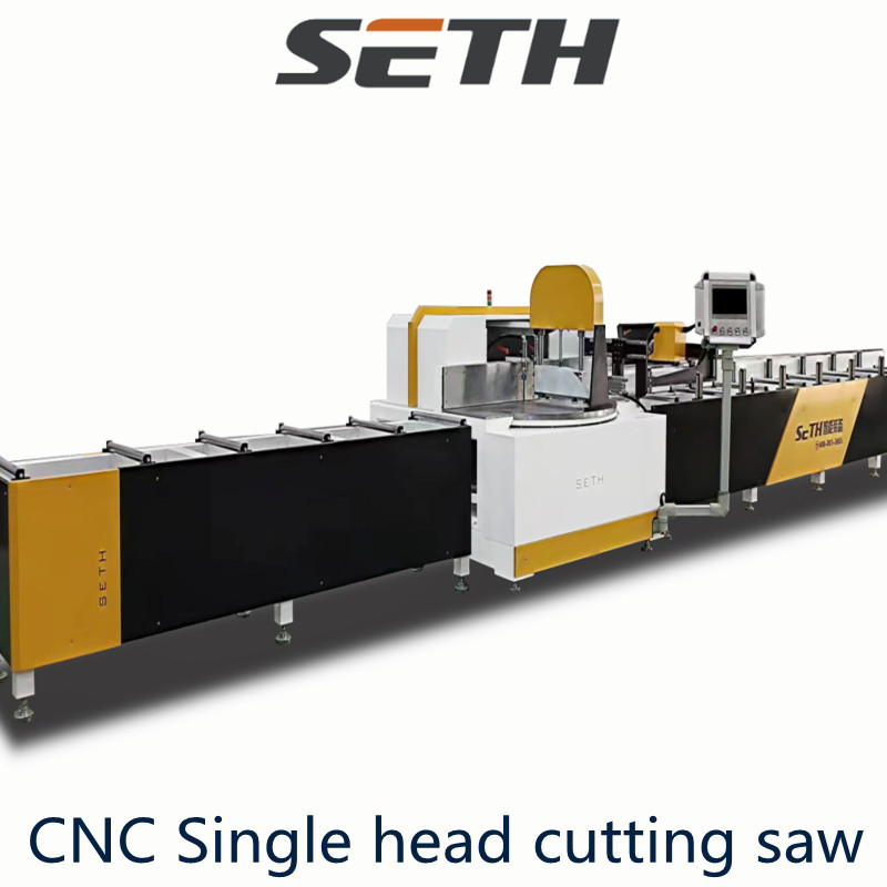 Aluminum cnc single head cutting saw