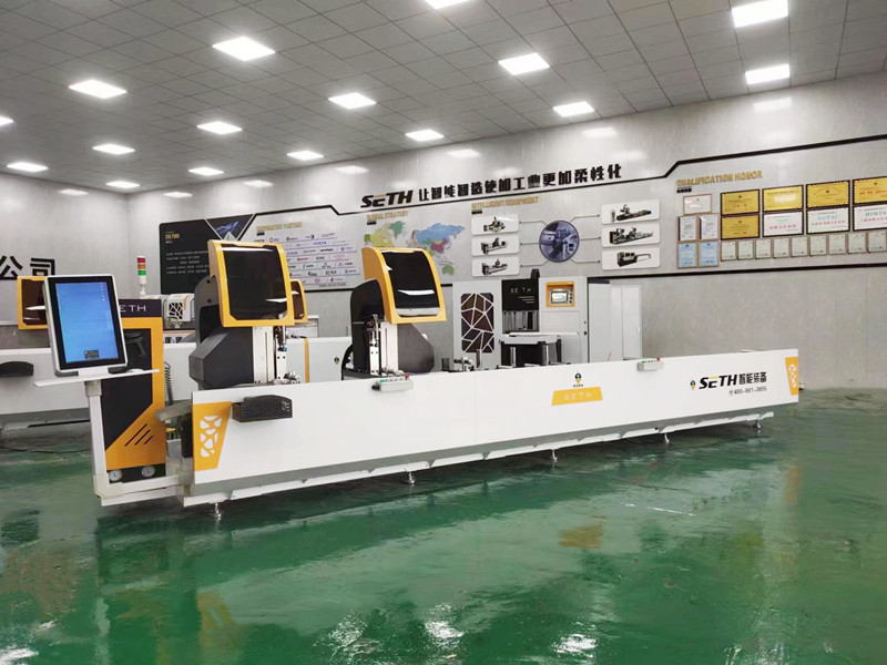 550mm saw blade CNC aluminum double mitre saw