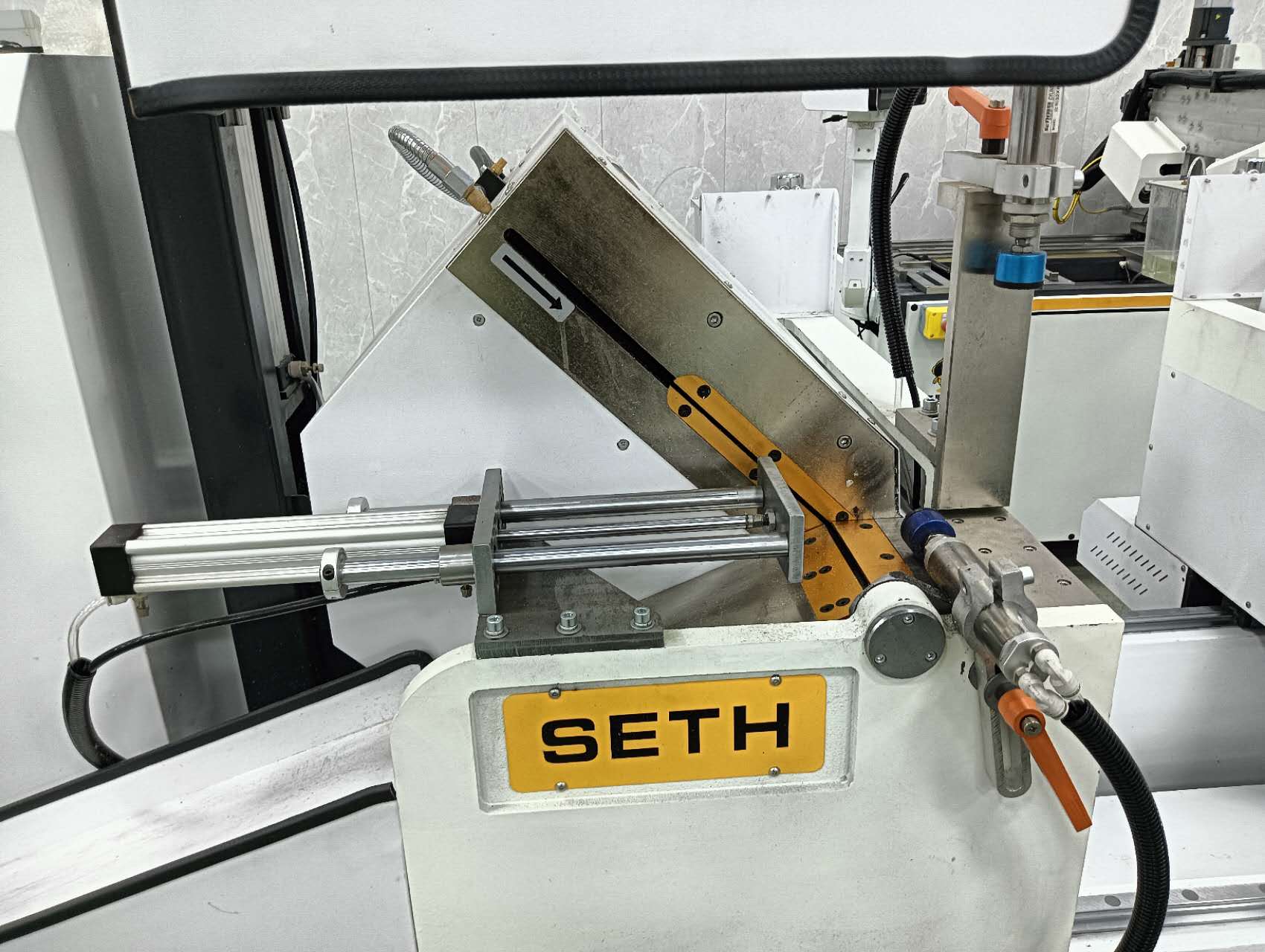 aluminum cnc double head mitre saw