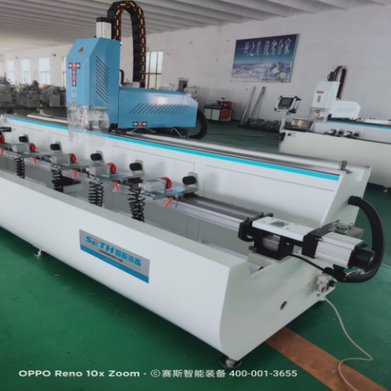Aluminum profile 3+1 axis CNC drilling and milling machine