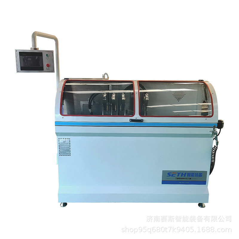 Heavy CNC corner code cutting saw for aluminum profiles