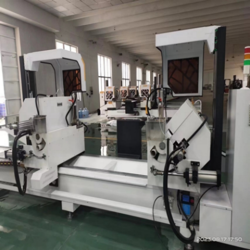 Aluminum profile double-end precision cutting saw