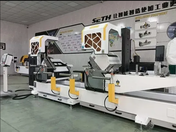 5 axis CNC Double Head Mitre Saw cutting machine