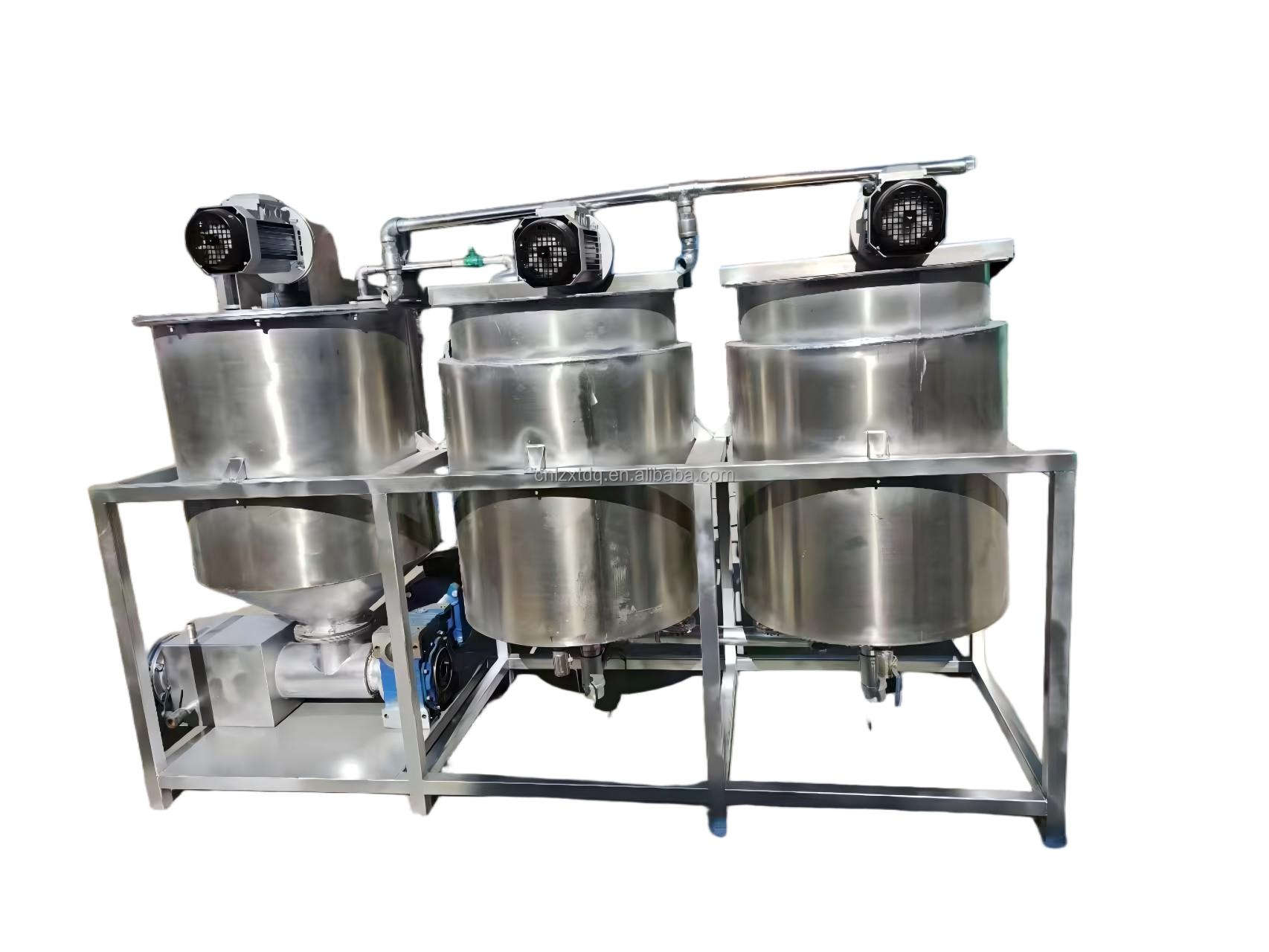 Small soap saponification line