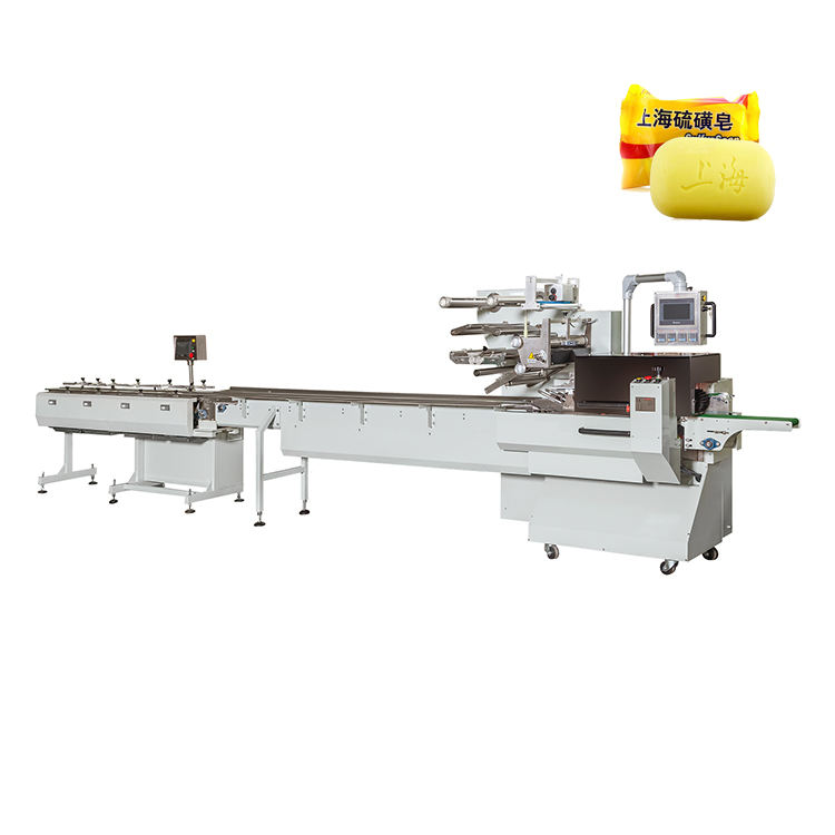 Pillow wrapping machine