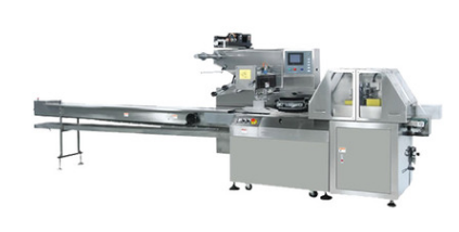 Pillow wrapping machine