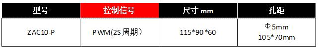 周波控制器ZAC10-P-3