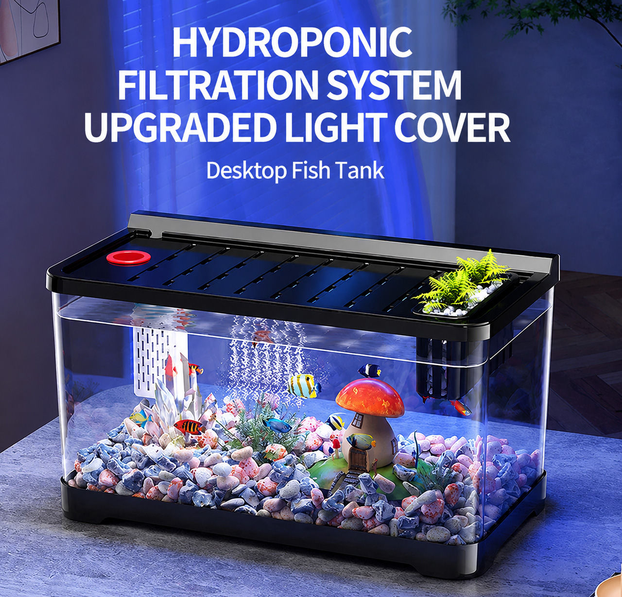 Hydroponic Desktop Fish Tank(YHDFT001)