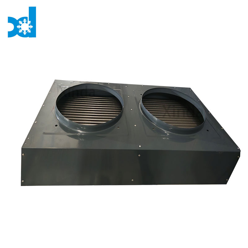 Radiador de aletas de cobre de 2 a 7 caballos de fuerza para unidades de refrigeración, el color de la carcasa se puede elegir