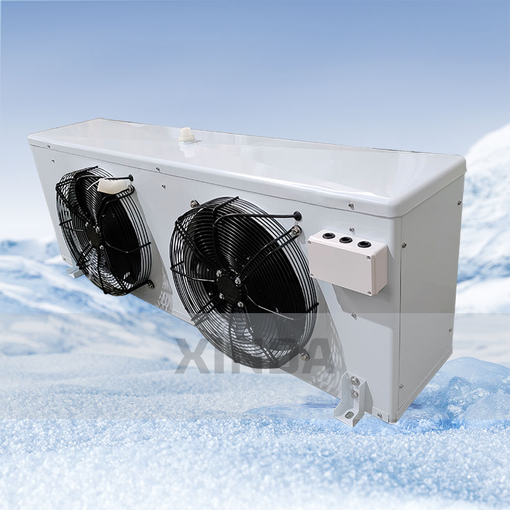 Cold Room Equipment Factory Direct Rounded Case Design for the Indoor Air Cooler  Evaporator with White AL foil or Blue or Gold Hydrophilic AL Fin