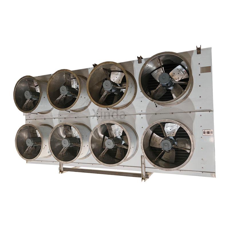 Enfriador de aire con ventilador de deshielo por agua para cámara fría de 40 60 80 caballos de fuerza
