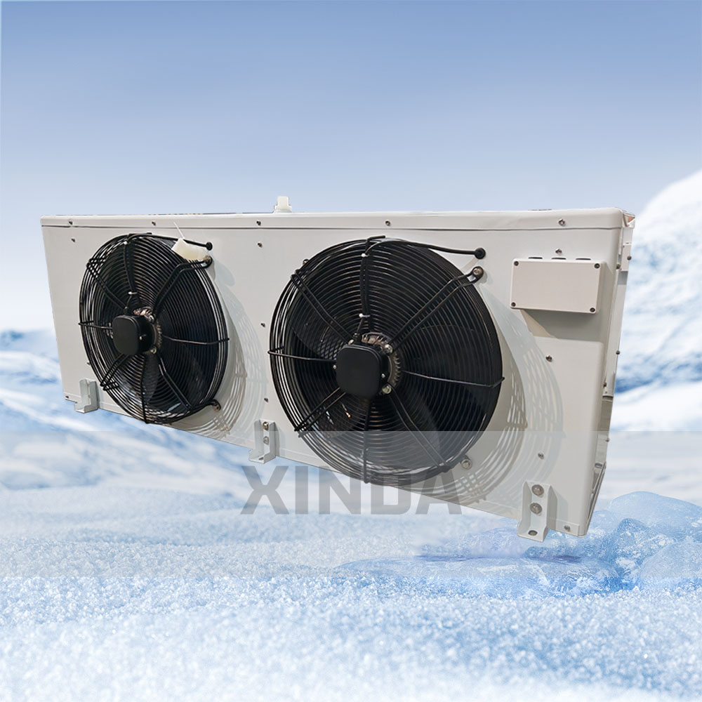 Cold Room Equipment Factory Direct Rounded Case Design for the Indoor Air Cooler  Evaporator with White AL foil or Blue or Gold Hydrophilic AL Fin