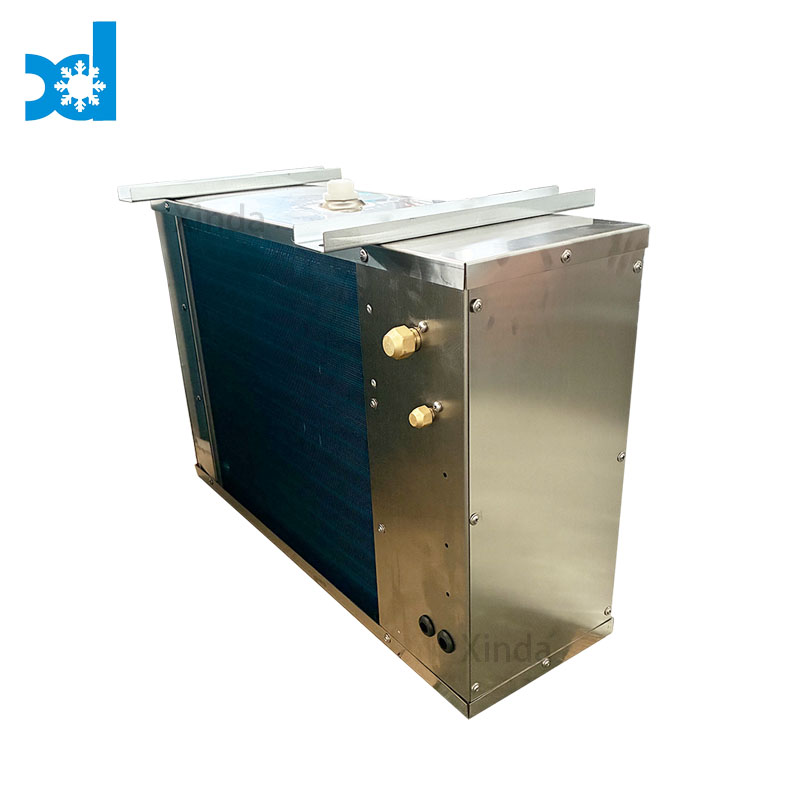 Enfriador de aire de techo con carcasa de acero inoxidable de 2HP personalizado, intercambiador de calor evaporador, directo de la fábrica Xinda